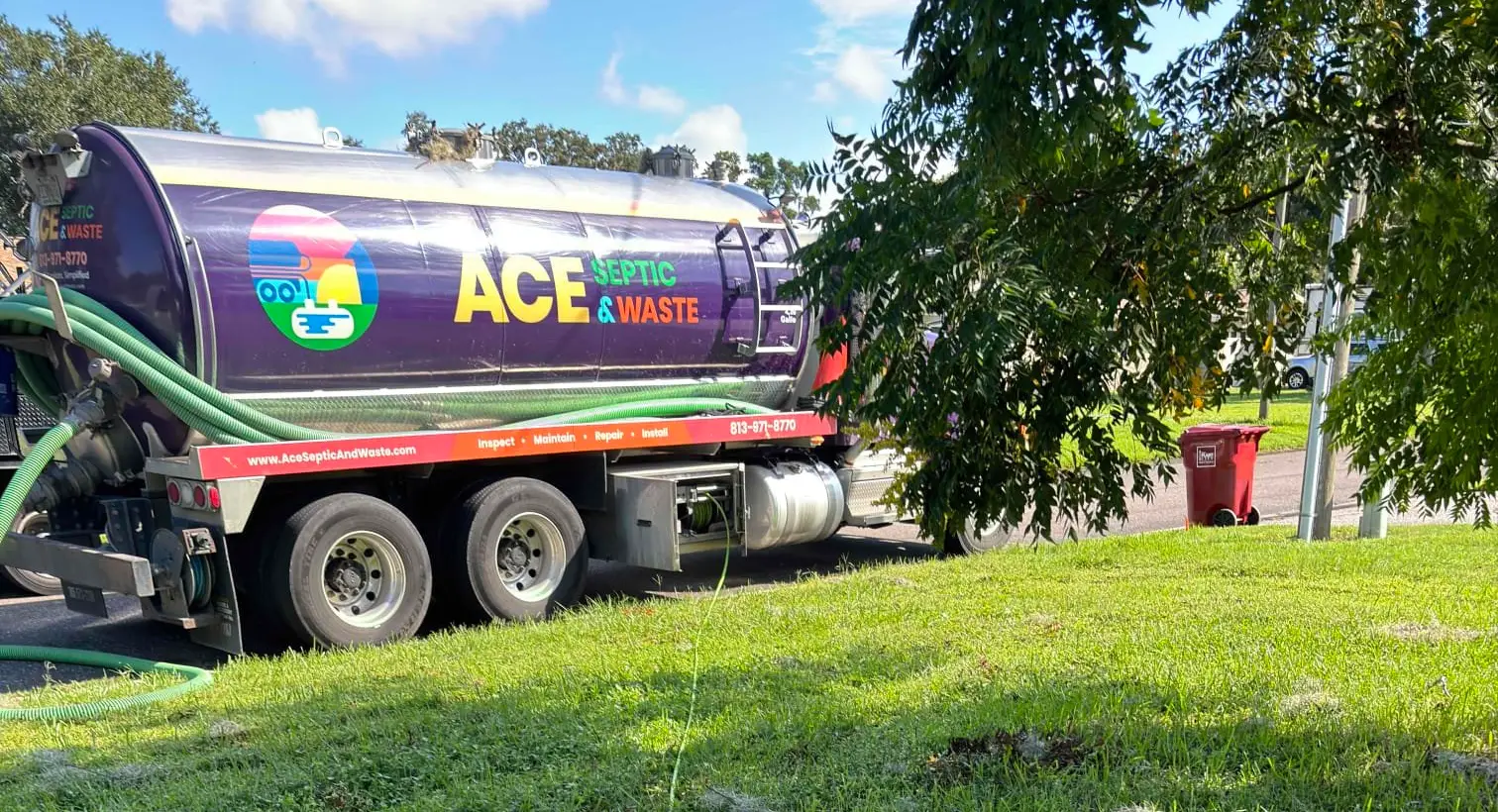 A Septic pump truck in Lakeland.