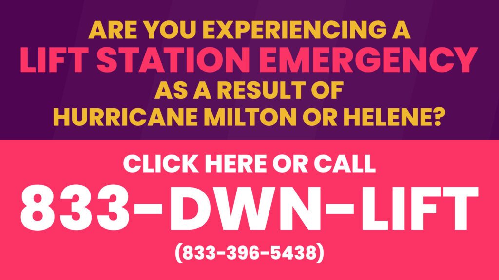 Are you experiencing a lift station emergency from Hurricane Milton or Hurricane Helene?