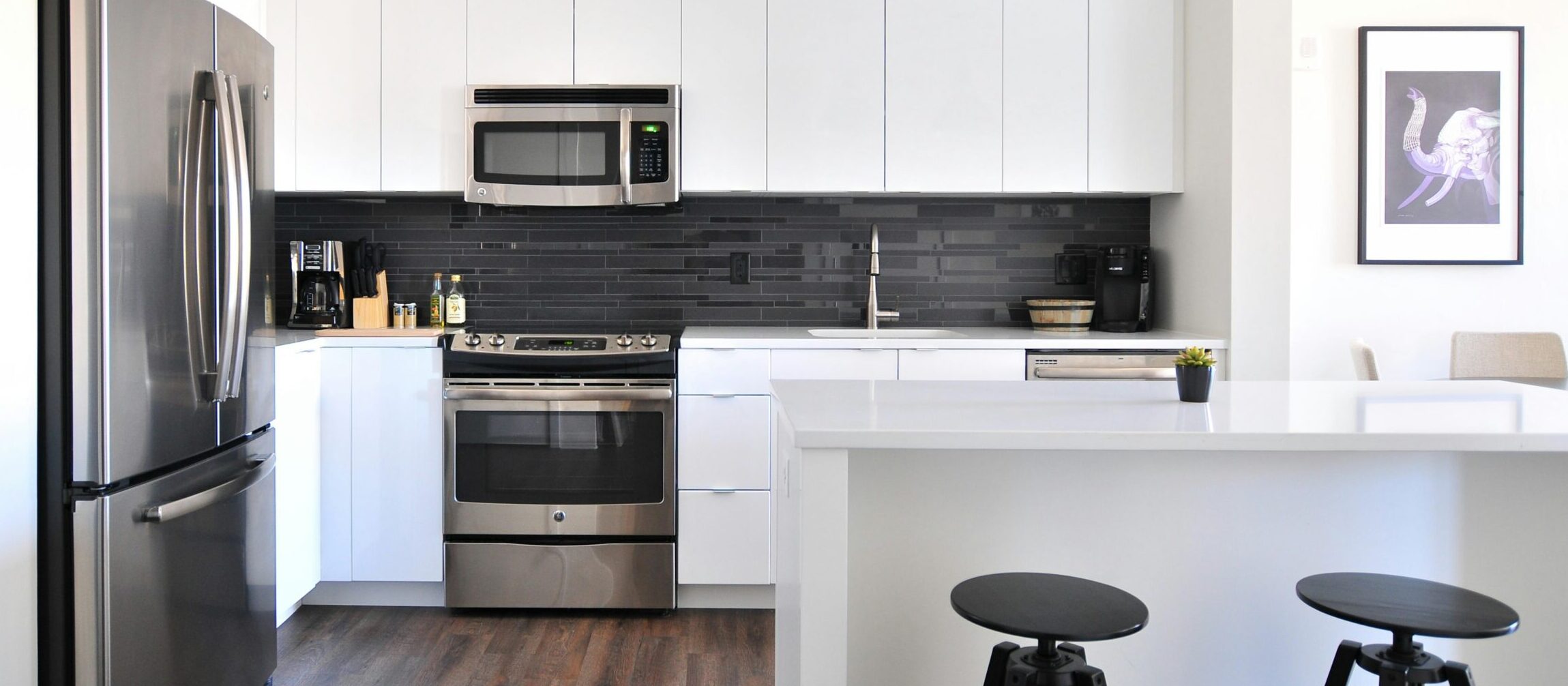 A clean kitchen in Florida