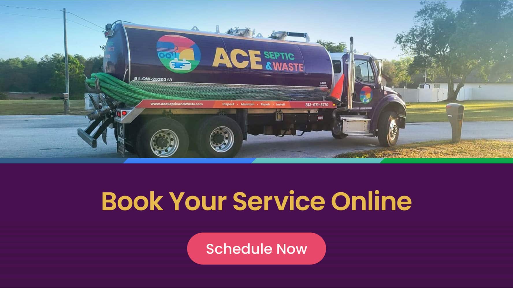 Button to schedule your service online